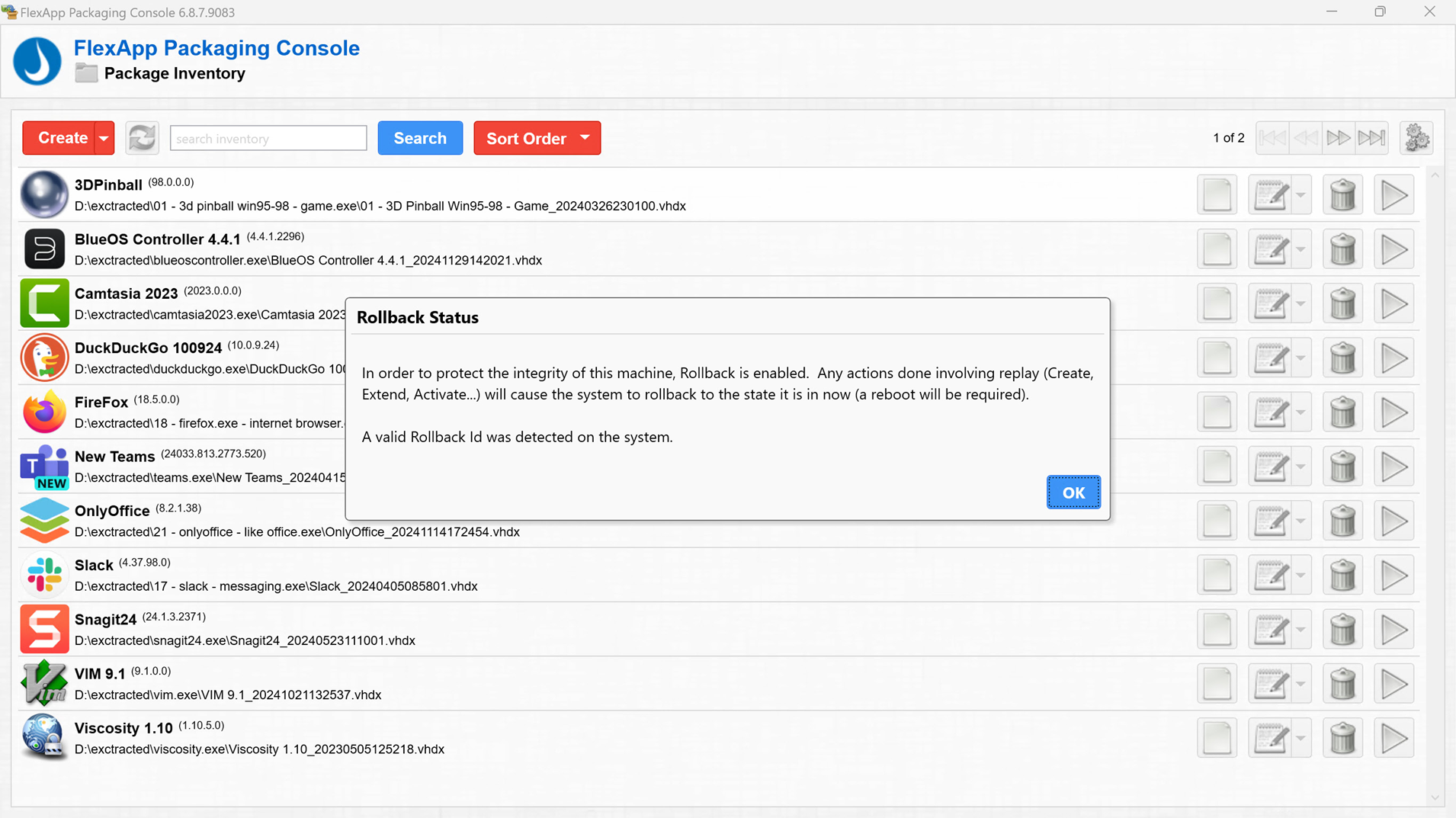 FlexApp Packaging is Easy with Automation Options! FlexApp Packaging Console