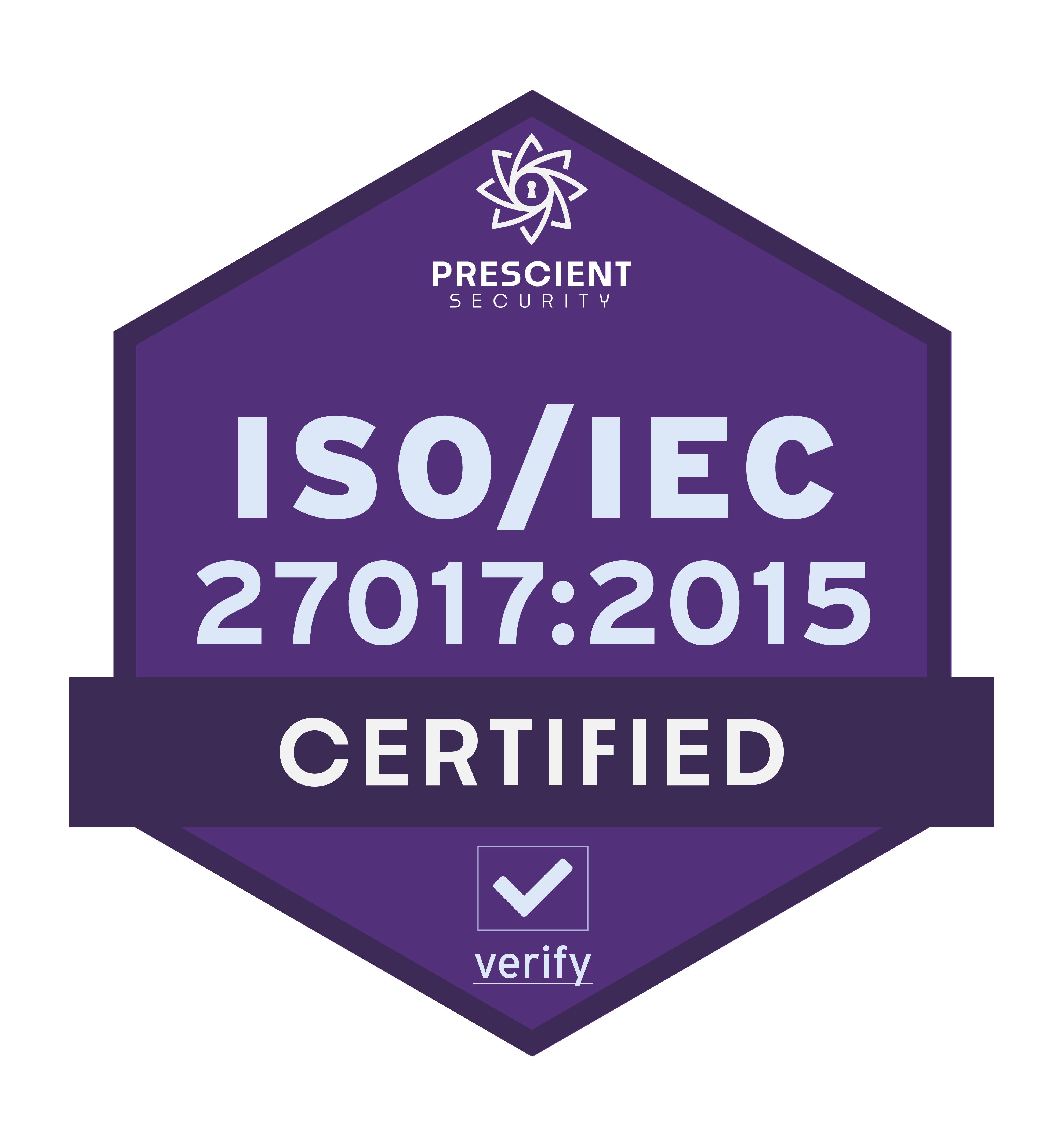 ISO/IEC 27017:2015 Badge