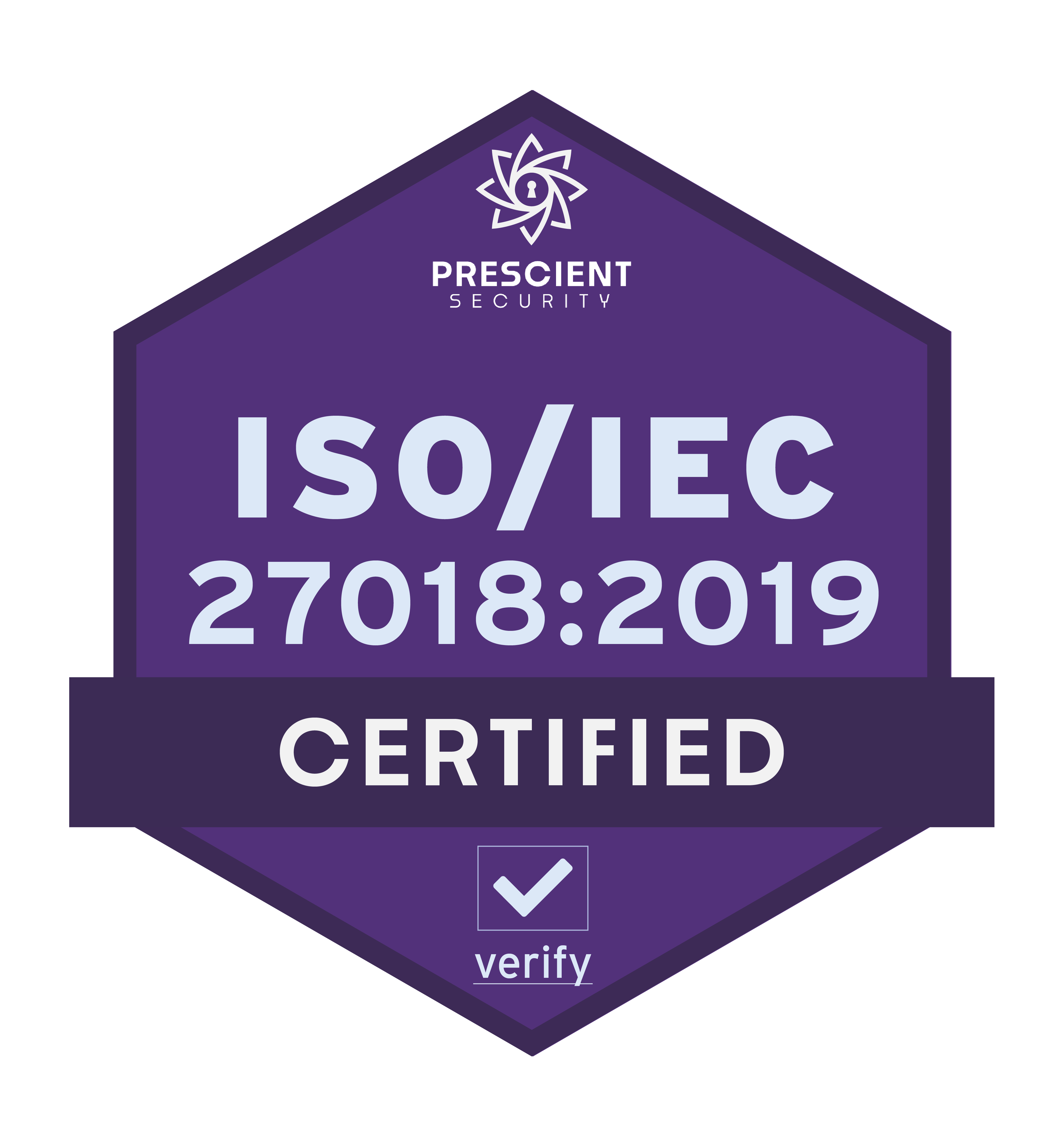 ISO/IEC 27018:2019 Badge