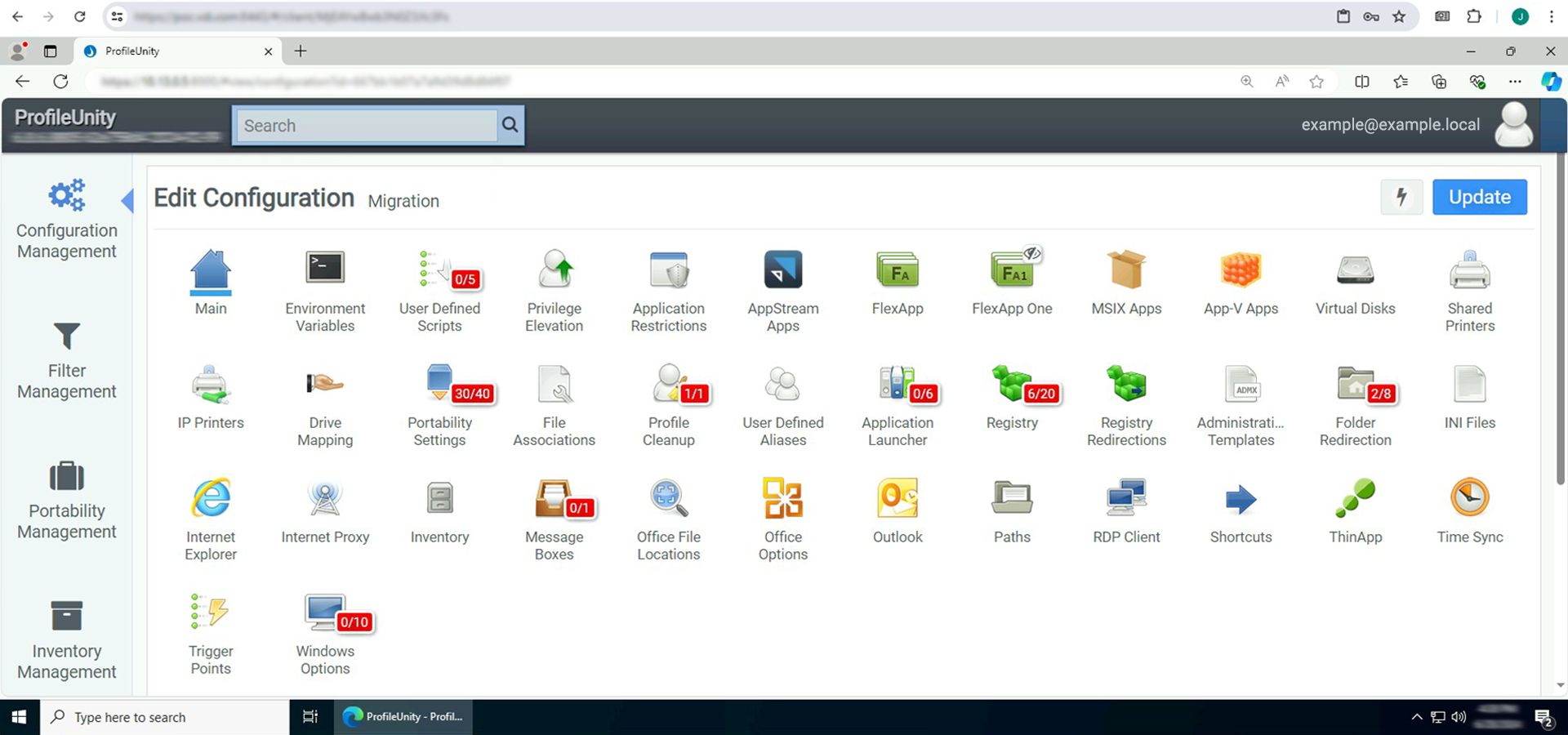 ProfileUnity GUI ProfileUnity GUI